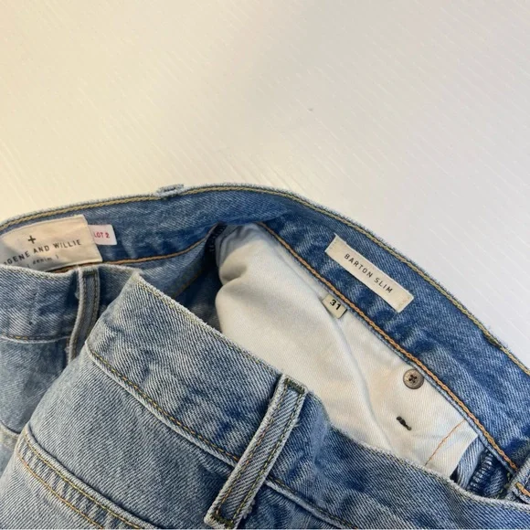 Imogene + Willie Barton Slim Light Wash Denim Jeans - Picture 4 of 5